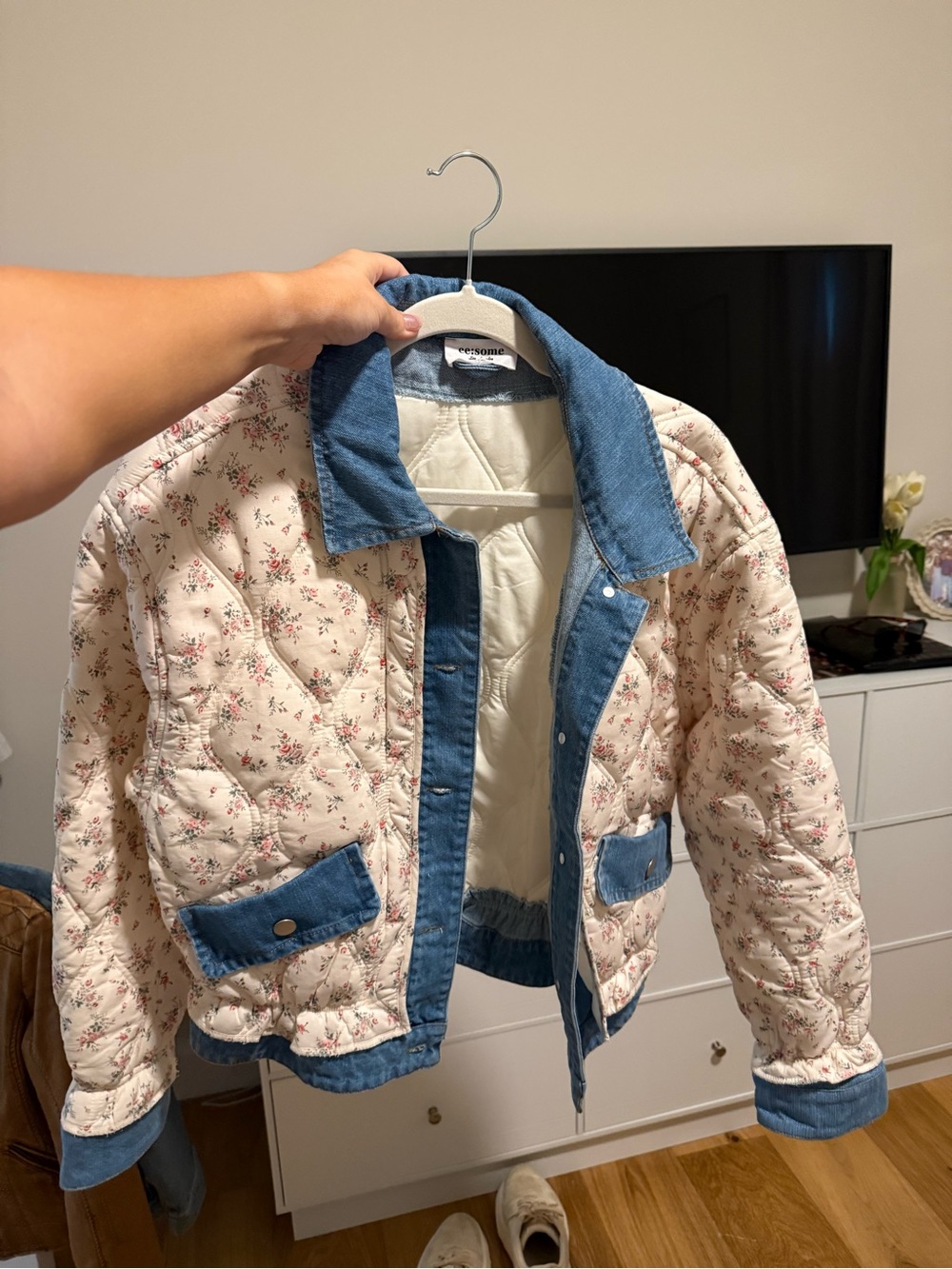 Eesome Quilted Floral Jacket